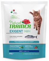 Sausas kačių maistas Natural Trainer Exigent Bluefish, žuvis, 0.3 kg