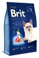 Sausas kačių maistas Brit Premium By Nature Sterilized, ėriena, 8 kg