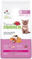 Sausas kačių maistas Natural Trainer Kitten Salmon, vištiena, 1.5 kg