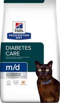 hill's prescription diet - Sausas kačių maistas Hill's Diabetes Care m/d, vištiena, 3 kg - 1 nuotrauka