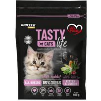 Sausas kačių maistas Biofeed Tasty Cats Life, triušiena, 0.6 kg