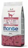 monge dry cat adult - Sausas kačių maistas Monge Sterilised Monoprotein, jautiena, 1.5 kg - 1 nuotrauka