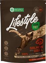 Sausas kačių maistas Nature’s Protection Lifestyle, lašiša, 0.4 kg