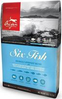 orijen six fish sausas maistas sunims - Sausas kačių maistas Orijen Six Fish, žuvis, 6 kg - 1 nuotrauka