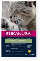 Sausas kačių maistas Eukanuba Hairball Control, vištiena, 10 kg