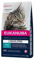 Sausas kačių maistas Eukanuba Adult, lašiša, 2 kg