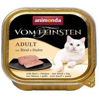 animonda adult - Šlapias kačių maistas Animonda Vom Feinsten Adult, jautiena/vištiena, 0.100 kg - 1 nuotrauka