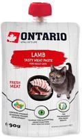 Šlapias kačių maistas Ontario Tasty Meat Paste Lamb, ėriena, 0.09 kg