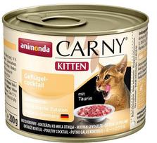 Šlapias kačių maistas Animonda Carny Poultry Cocktail, vištiena/kalakutiena, 0.2 kg