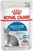 royal canin sterilised - Šlapias kačių maistas Royal Canin Indoor, grūdai, 0.085 kg, 12 vnt. - 1 nuotrauka
