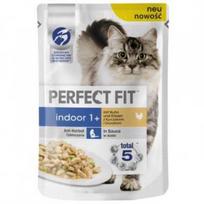 Šlapias kačių maistas Perfect Fit Indoor 1+ Chicken, 0.085 kg