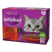 Šlapias kačių maistas Whiskas Meat set, 0.085 kg, 12 vnt.