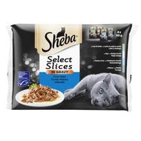 Šlapias kačių maistas Sheba Fish, žuvis, 0.085 kg, 4 vnt.