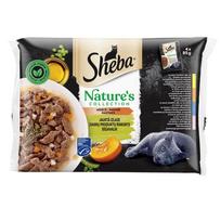 Šlapias kačių maistas Sheba Nature's, mėsa, 0.085 kg, 4 vnt.