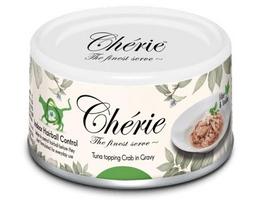 Šlapias kačių maistas Cherie Tuna With Crab, tunas, 0.08 kg