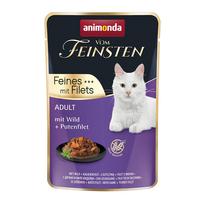Šlapias kačių maistas Animonda Feinsten Duck, antiena, 0.85 kg