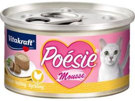 Šlapias kačių maistas Vitakraft Poesie Mousse, vištiena, 0.085 kg