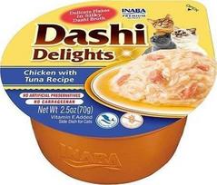 Šlapias kačių maistas Inaba Dashi, vištiena/tunas, 0.07 kg
