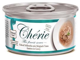 Šlapias kačių maistas Cherie Yellowfin Mix, tunas, 0.08 kg