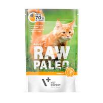 raw paleo - Šlapias kačių maistas Raw Paleo, kalakutiena, 0.1 kg - 1 nuotrauka