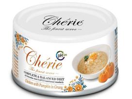 Šlapias kačių maistas Cherie, vištiena/moliūgas, 0.08 kg