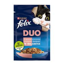 Šlapias kačių maistas Purina Felix Duo, 0.1 kg