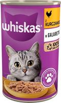 Šlapias kačių maistas Whiskas Jelly, vištiena, 0.4 kg