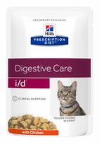 Šlapias kačių maistas Hill's Prescription Diet Digestive Care with Chicken I/D, vištiena, 1.02 kg, 12 vnt.