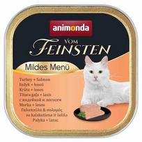 Šlapias kačių maistas Animonda Vom Feinsten Turkey and Salmon, kalakutiena/lašiša, 0.1 kg