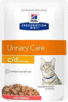 Šlapias kačių maistas Hill's Urinary Care c/d Multicare, lašiša, 0.085 kg, 12 vnt.