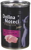 Šlapias kačių maistas Dolina Noteci DNT Premium Junior Rich In Turkey, kalakutiena, 0.4 kg