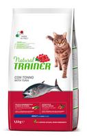 Šlapias kačių maistas Natural Trainer Adult Con Tonno With Tuna, tunas, 0.085 kg