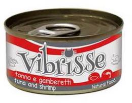 Šlapias kačių maistas Croci Vibrisse Natural Tuna and Shrimp, tunas/krevetės, 0.07 kg