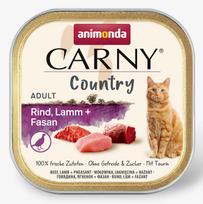 Šlapias kačių maistas Animonda Carny Beef & Lamb + Pheasant, ėriena/jautiena/paukštiena, 0.1 kg