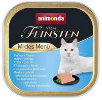 Šlapias kačių maistas Animonda Vom Feinsten Turkey Trout, kalakutiena/upėtakis, 0.1 kg