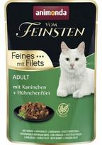Šlapias kačių maistas Animonda Vom Feinsten Turkey & Rabbit, triušiena/kalakutiena, 0.085 kg