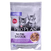 Šlapias kačių maistas Purina Pro Plan Nutri Savour Junior, kalakutiena, 0.085 kg