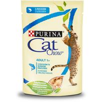 Šlapias kačių maistas Purina Cat Chow Salmon And Green Beans, 0.085 kg