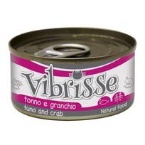 Šlapias kačių maistas Croci Vibrisse Natural Tuna and Crab, žuvis, 0.07 kg