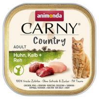 Šlapias kačių maistas Animonda Carny Country, vištiena/veršiena/elnienos mėsa, 0.1 kg