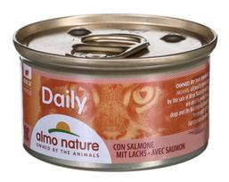Šlapias kačių maistas Almo Nature Daily Mousse with Salmon, lašiša, 0.085 kg