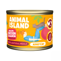 Šlapias kačių maistas Animal Island Chicken with Salmon, vištiena/lašiša, 0.2 kg