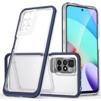samsung galaxy a72 - Hurtel "Clear 3in1 Case Xiaomi Redmi 10" Frame Gel Cover Blue - 1 nuotrauka