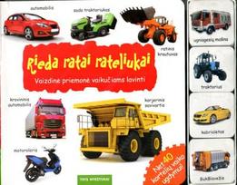 40 kortelių. Rieda ratai rateliukai