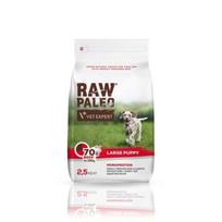 Raw Paleo sausas, begrūdis maistas didelių veislių šuniukams Puppy Large breed su jautiena, 2,5 kg