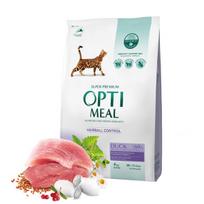 OPTIMEAL™. Visavertis sausas maistas suaugusioms katėms su plaukų išvalymo efektu - su antiena, 4 kg