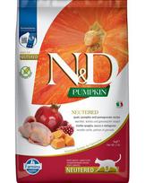 Farmina N&D Pumpkin Neutered sausas maistas katėms su paukštiena, moliūgais ir granatais, 10 kg