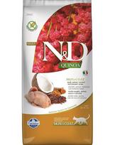 Farmina N&D Quinoa Cat Skin&Coat sausas maistas katėms su paukštiena, 5 kg