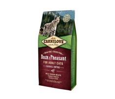 Carnilove Duck&Pheasant Adult Cat Hairball Control begrūdis, sausas maistas katėms, 0,4 kg