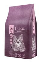Dr. Trend Premium sausas kačiukų maistas su žuvimi, 15 kg